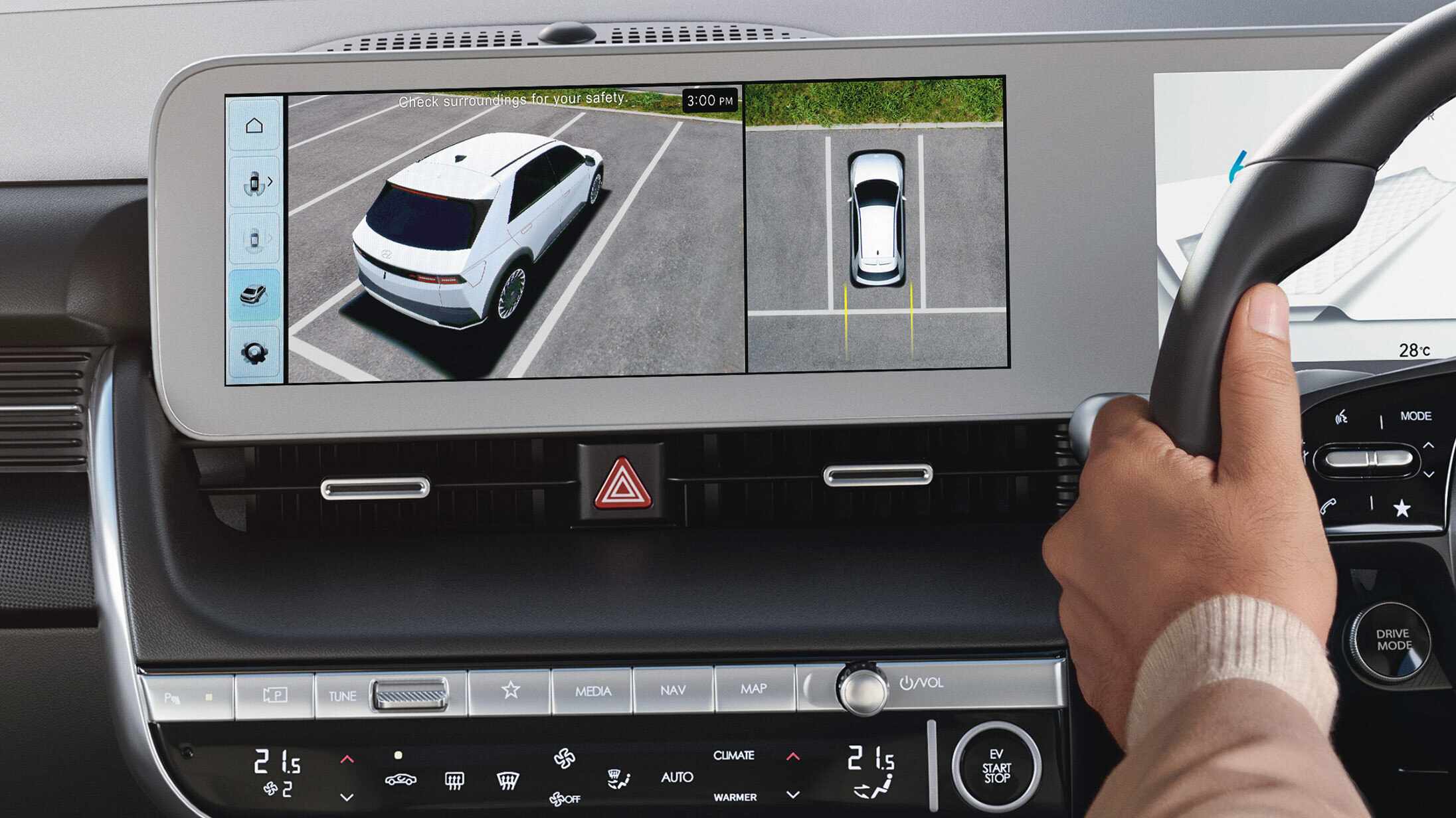Hyundai Ioniq 5 Electric - Surround view monitor (SVM)