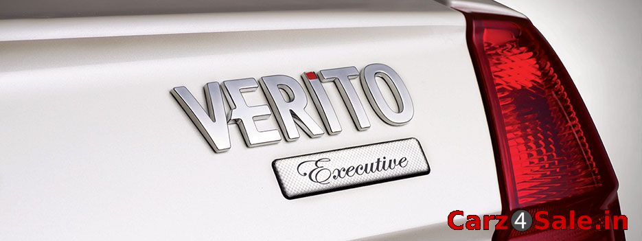 Mahindra Verito 1.5 Executive Edition - Mahindra Verito executive badge