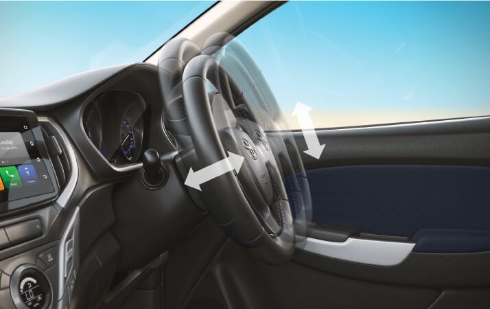 Toyota Glanza S E-CNG - Tilt & Telescopic Steering