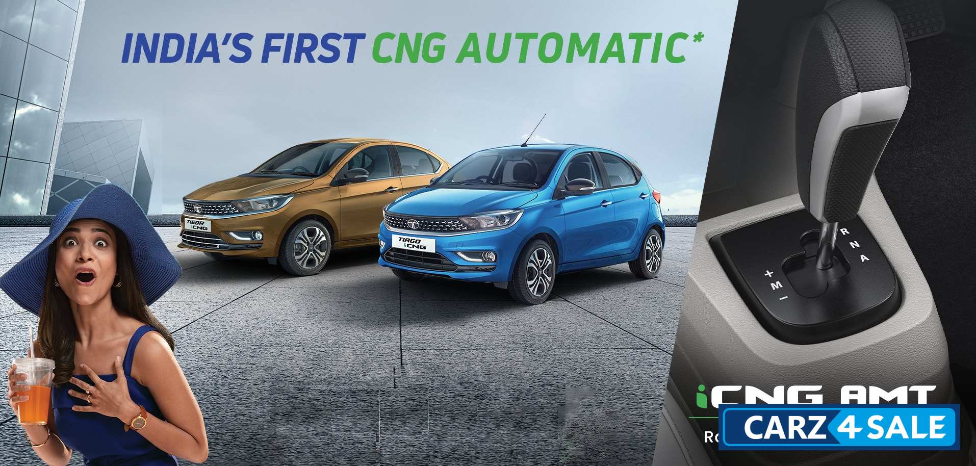 Tata Unveils New Cng Amt Variants For Tiago And Tigor
