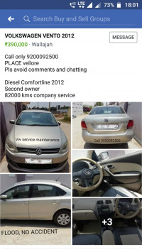 Volkswagen Vento Diesel Comfortline