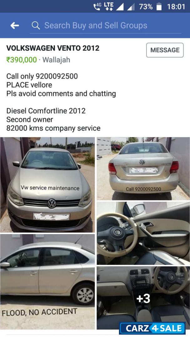 Volkswagen Vento Diesel Comfortline