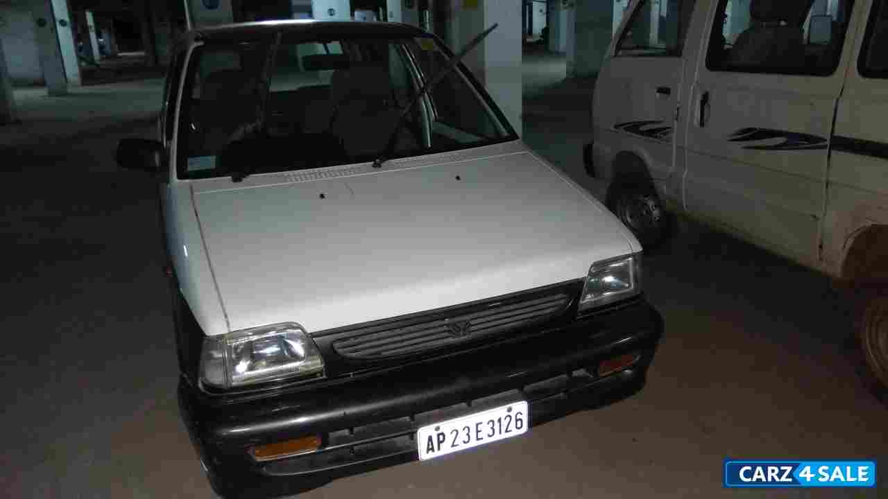 White And Grey Maruti Suzuki 800 AC