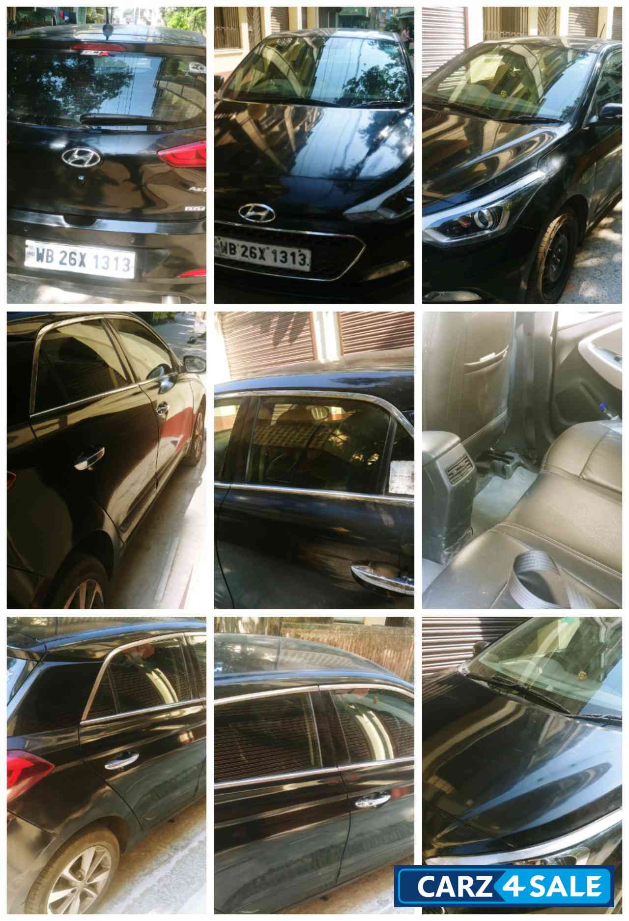 Black Hyundai Elite i20 Asta 1.2 O