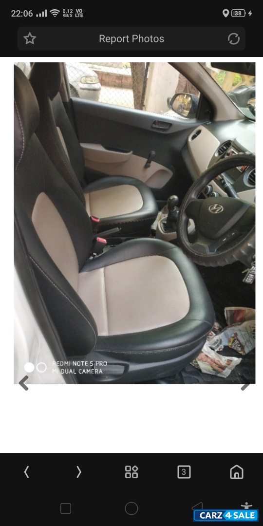 Polar White Hyundai Xcent SX 1.2