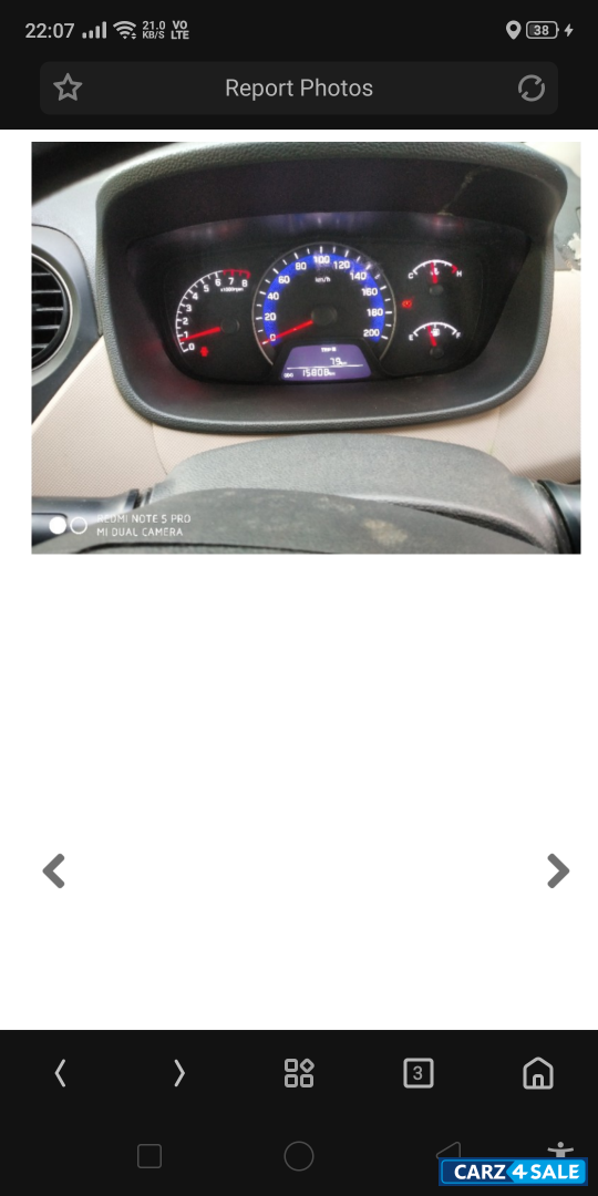 Polar White Hyundai Xcent SX 1.2