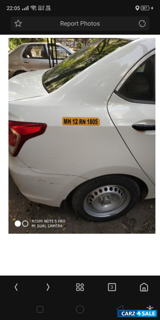 Polar White Hyundai Xcent SX 1.2