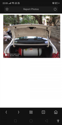 Polar White Hyundai Xcent SX 1.2