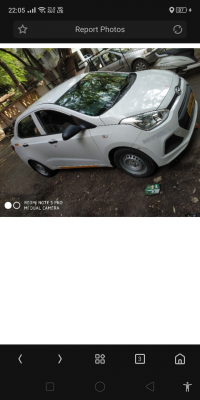 Polar White Hyundai Xcent SX 1.2