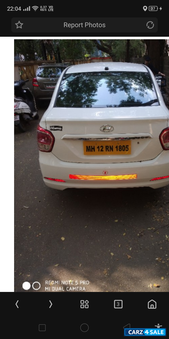 Polar White Hyundai Xcent SX 1.2