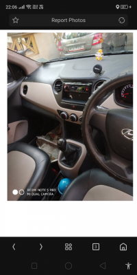 Polar White Hyundai Xcent SX 1.2