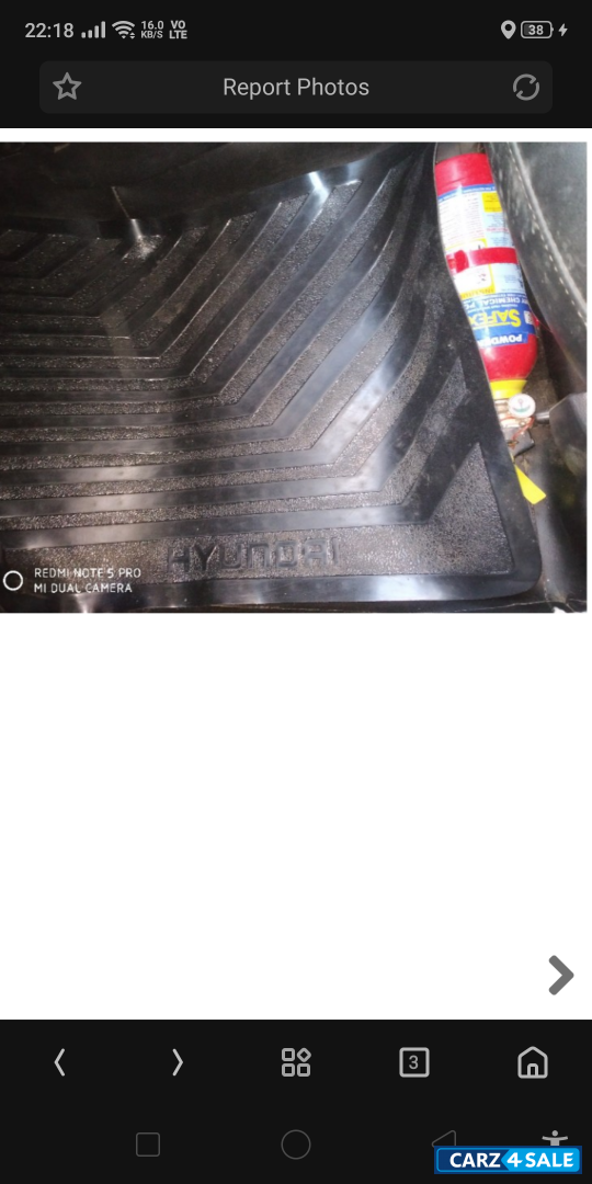 Polar White Hyundai Xcent SX 1.2