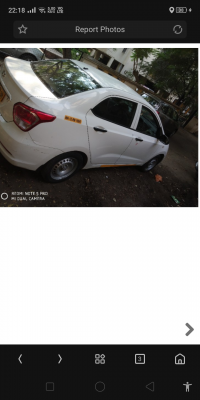 Polar White Hyundai Xcent SX 1.2