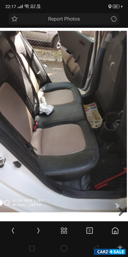 Polar White Hyundai Xcent SX 1.2