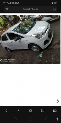 Polar White Hyundai Xcent SX 1.2