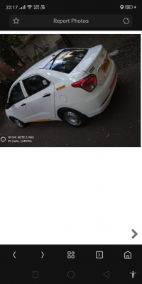 Polar White Hyundai Xcent SX 1.2