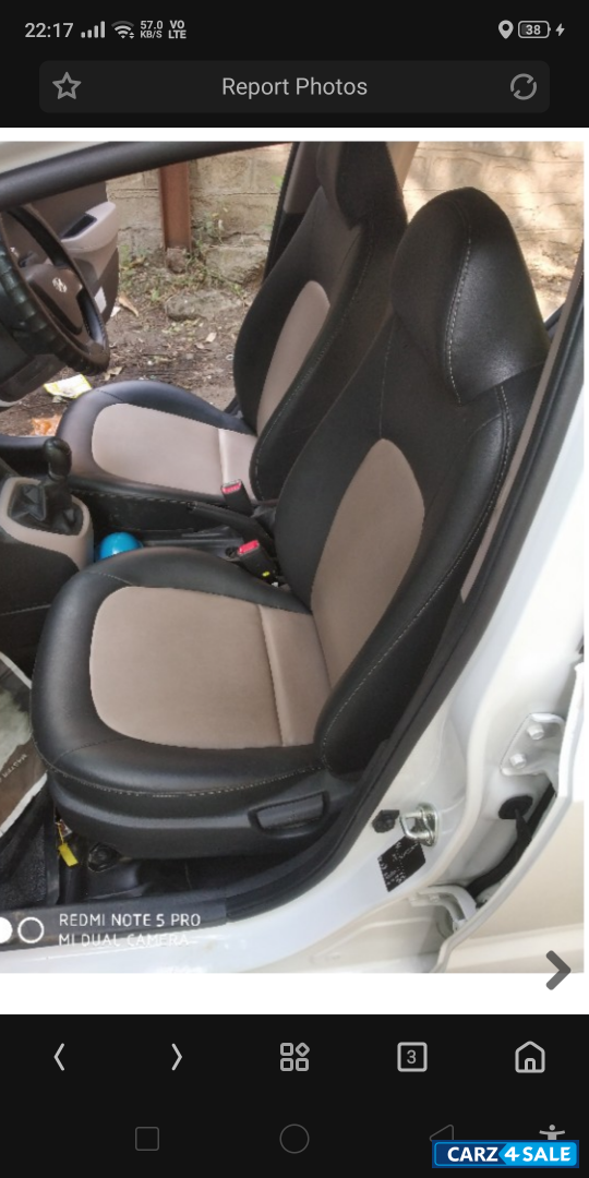 Polar White Hyundai Xcent SX 1.2