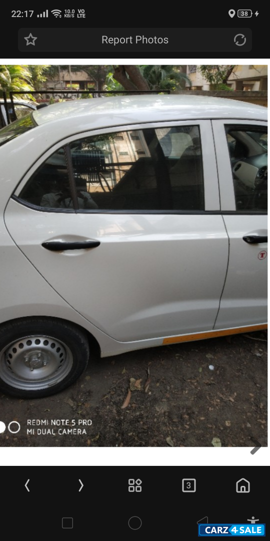 Polar White Hyundai Xcent SX 1.2