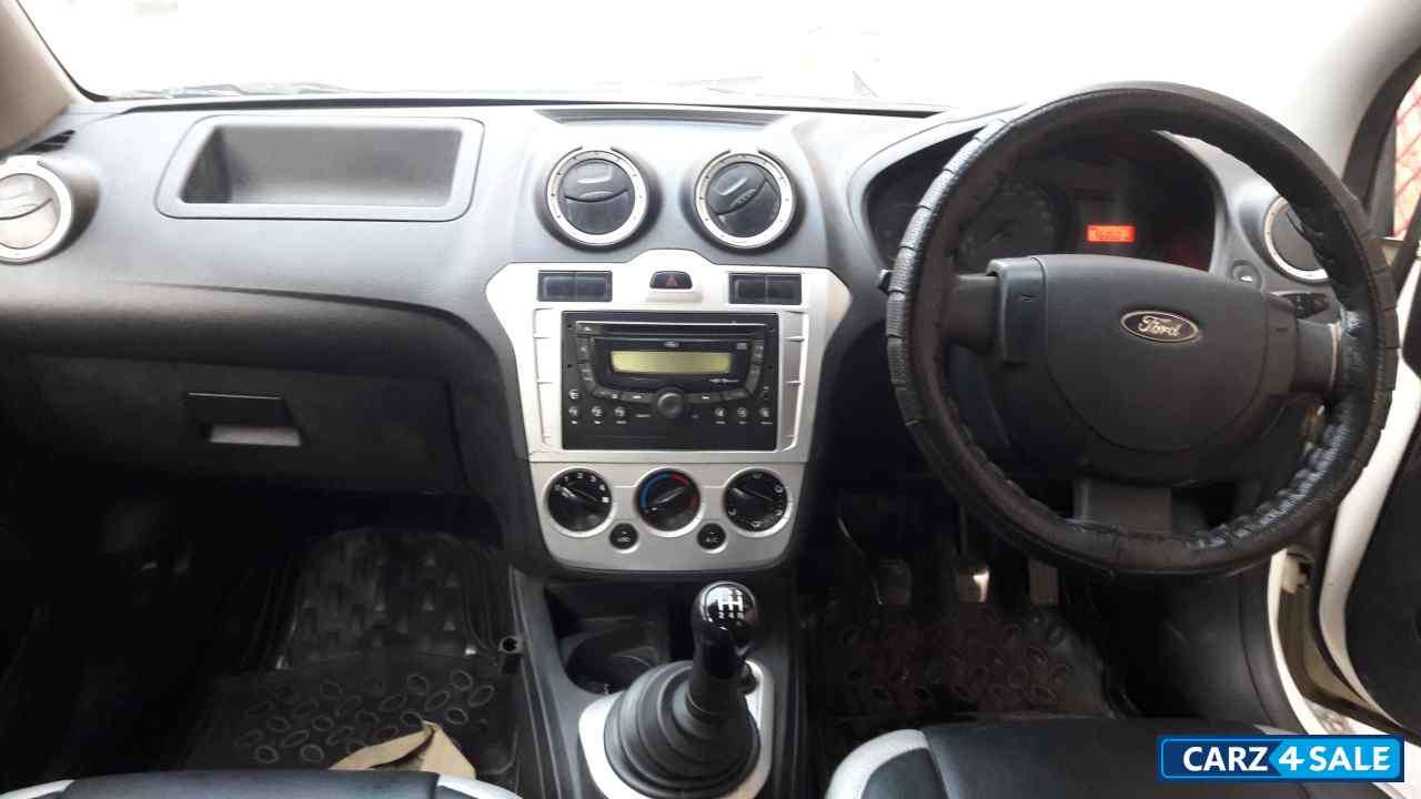 White Ford Figo 1.4 Duratorq EXI