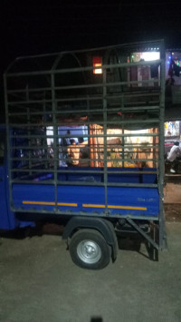 Blue Piaggio  Ape Pickup Auto Truck