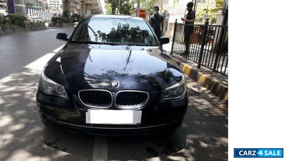 Blue BMW 5-Series 530d Sedan