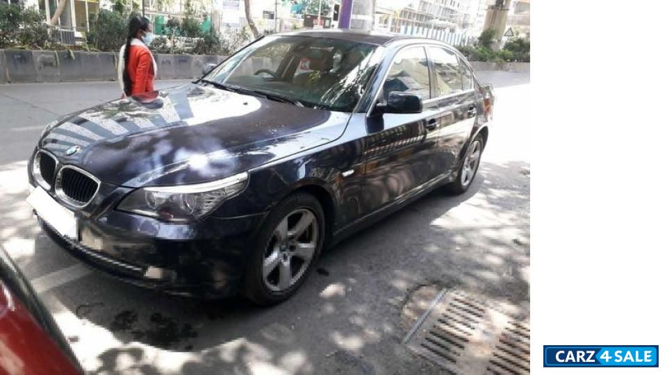 Blue BMW 5-Series 530d Sedan