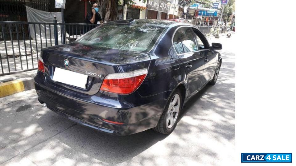 Blue BMW 5-Series 530d Sedan