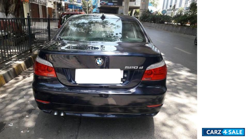 Blue BMW 5-Series 530d Sedan