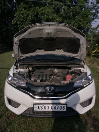 Pearl White Honda Jazz S MT