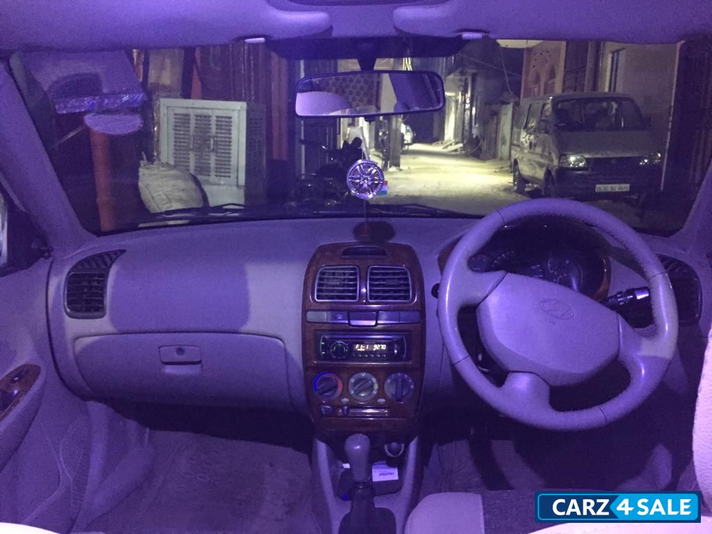 White Hyundai Accent Executive