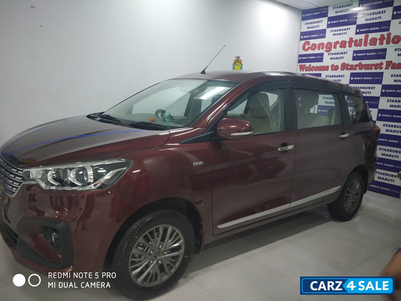Red Maruti Suzuki Ertiga ZDI Plus 1.5 Diesel