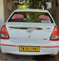 White Toyota Etios GD