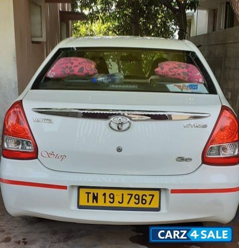 White Toyota Etios GD