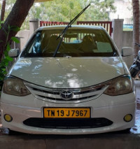 White Toyota Etios GD