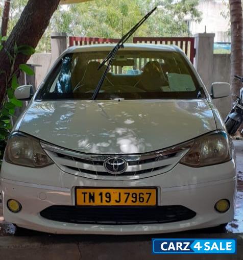 White Toyota Etios GD