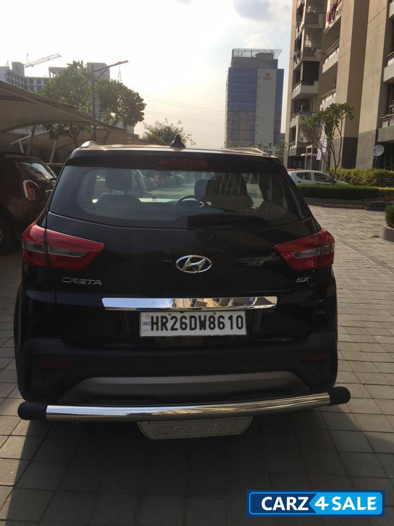Black Hyundai Creta 1.6 SX Petrol Dual VTVT AT