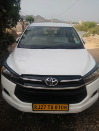 White Toyota Innova Crysta Diesel