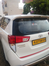 White Toyota Innova Crysta Diesel