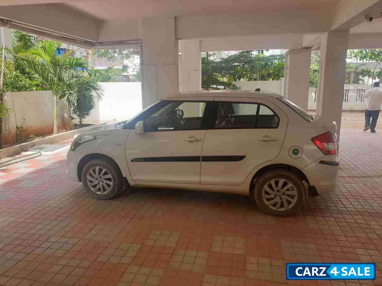 White Maruti Suzuki Swift DZire Petrol ZXi