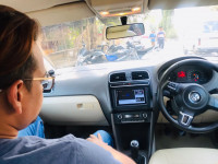 Blue Volkswagen Vento Diesel TD