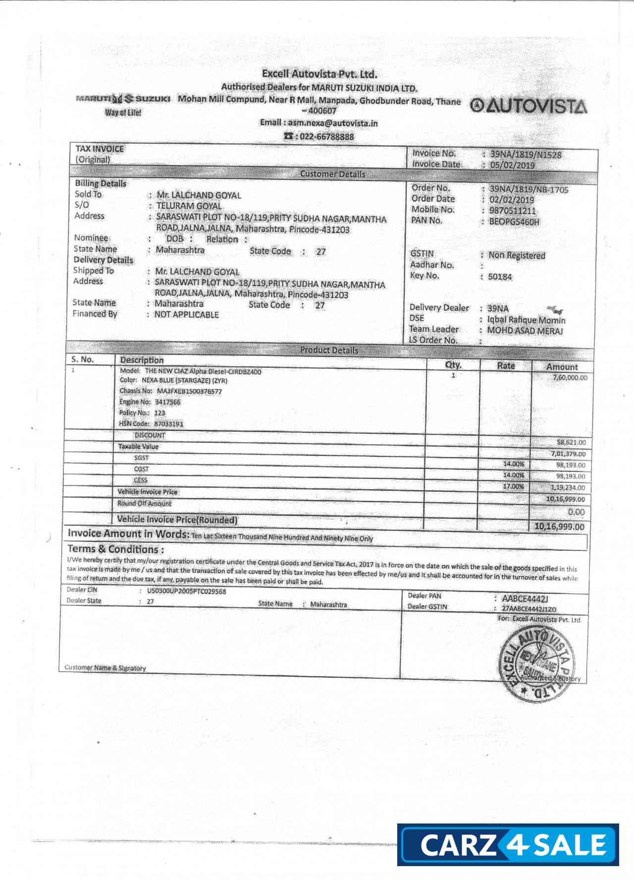Maruti Suzuki Ciaz Diesel