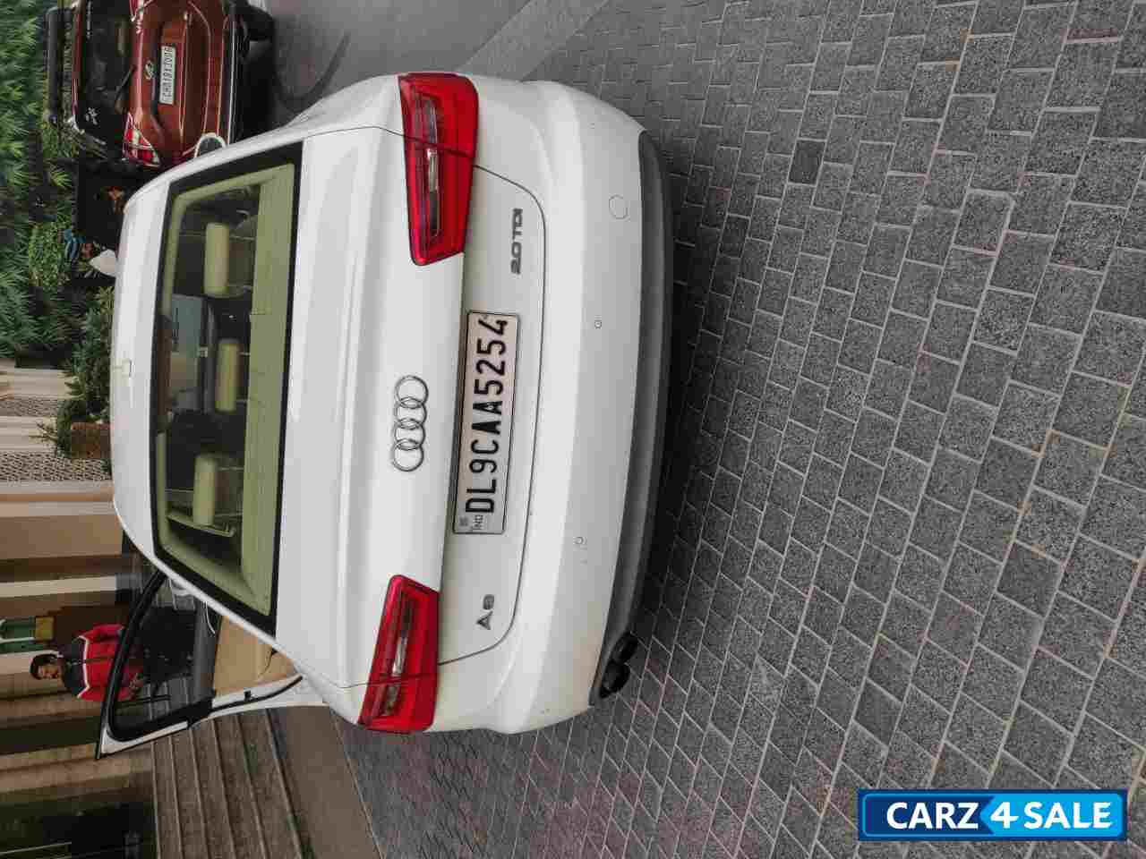 White Audi A6 2.0 TDI Premium