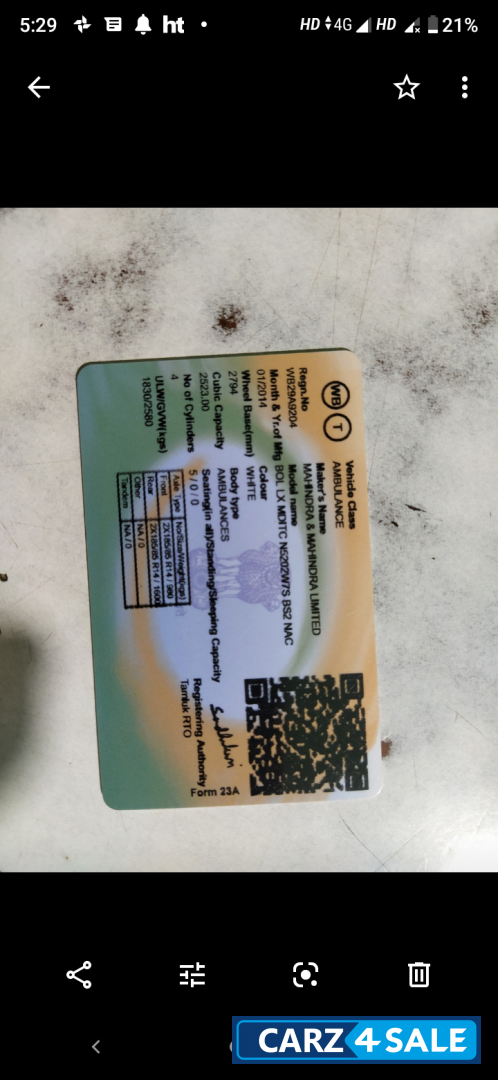 Mahindra Bolero XL 9 Str