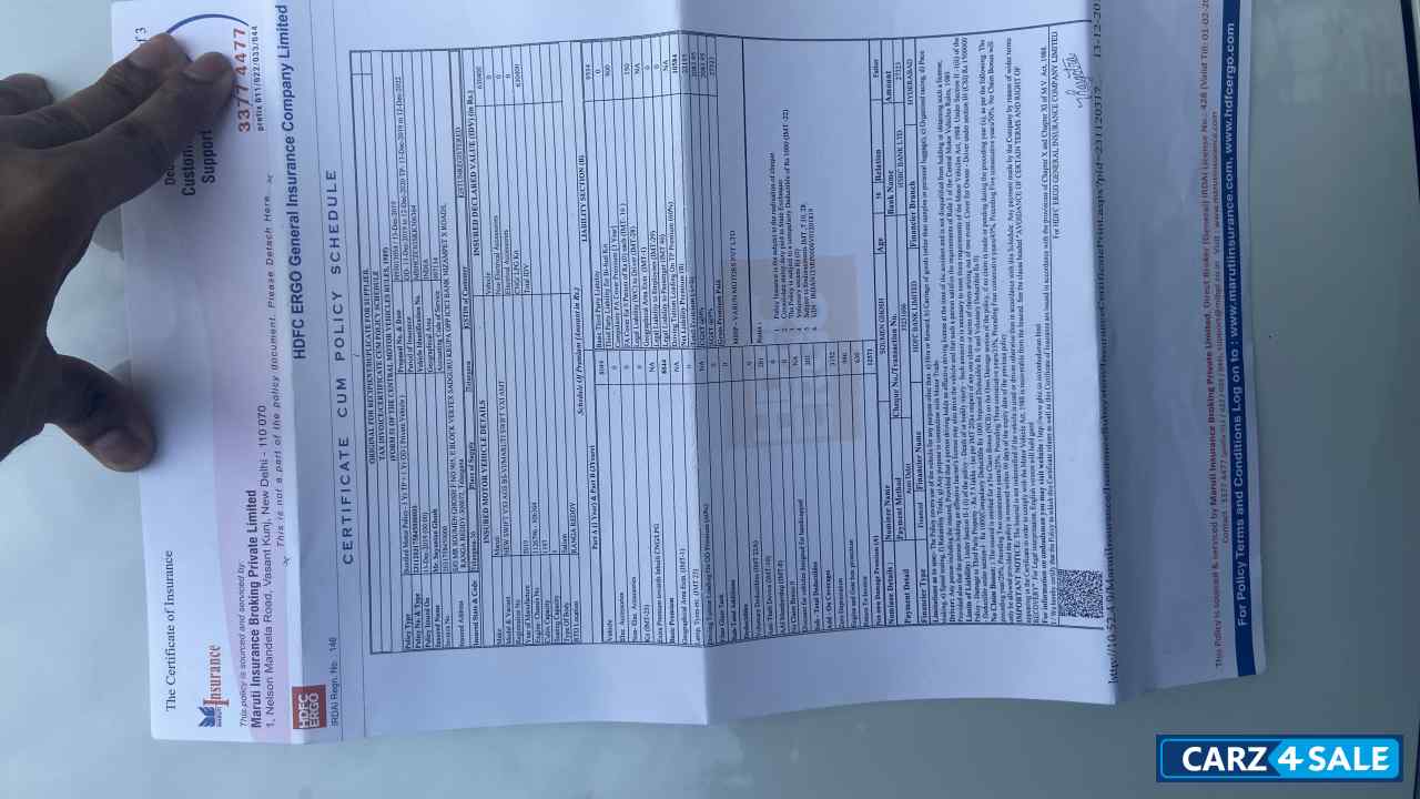 Pearl White Maruti Suzuki Swift VXI