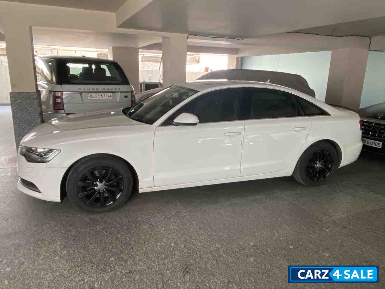 White Audi A6 2.0 TDI Technology Pack