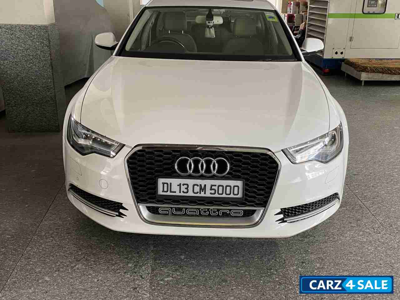 White Audi A6 2.0 TDI Technology Pack