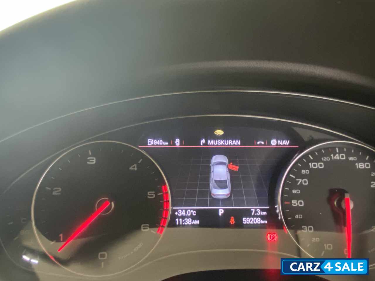 White Audi A6 2.0 TDI Technology Pack