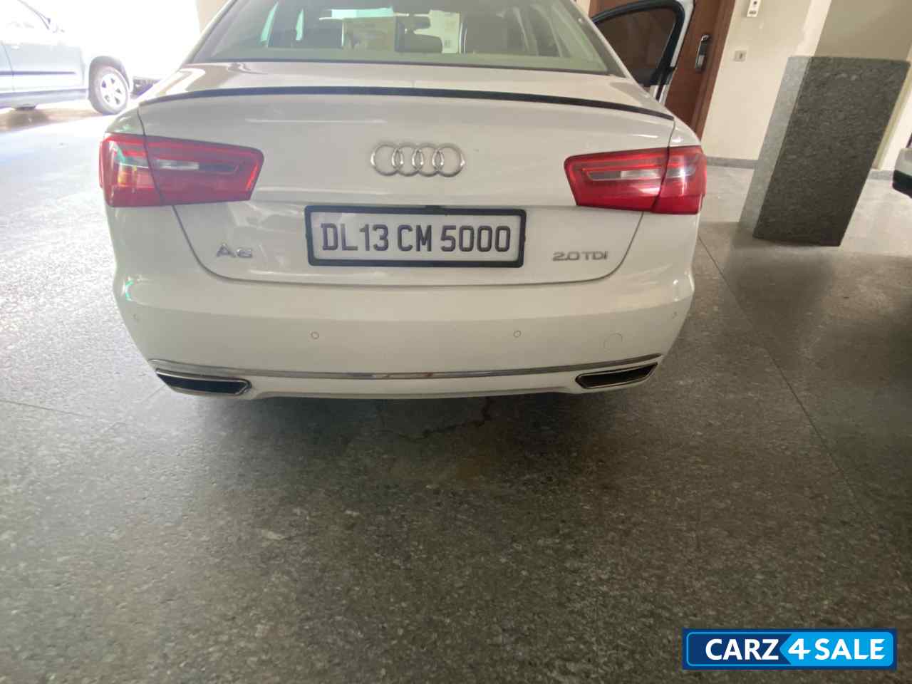 White Audi A6 2.0 TDI Technology Pack
