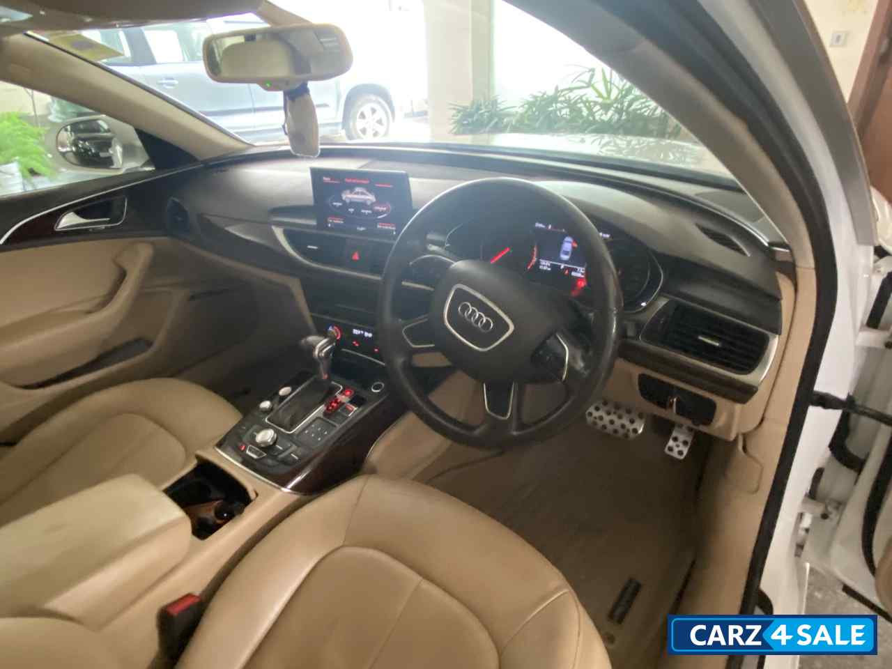 White Audi A6 2.0 TDI Technology Pack