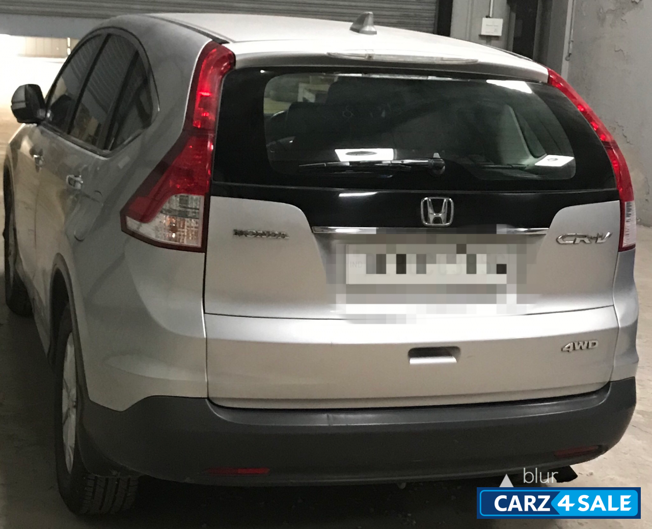 Silver Honda CRV 2.4L 4WD AT AVN